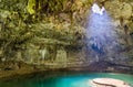 Cenote Suytun in Yucatan, Mexico Royalty Free Stock Photo