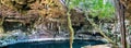 Cenote Suytun in Yucatan, Mexico Royalty Free Stock Photo