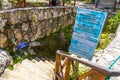 Cenote Tankach Ha sinkhole limestone rocks turquoise water Coba Mexico