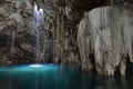 Cenote X-Keken (Dzitnup) in Yucatan peninsula, Mexico. Royalty Free Stock Photo