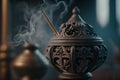 censer with burning incense in the church Generative AI Royalty Free Stock Photo
