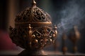 censer with burning incense in the church Generative AI Royalty Free Stock Photo