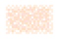 Censor blur effect. Skin toned pixel texture on transparent background. Mosaic pattern hiding face, nude body or another