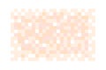 Censor blur effect. Skin toned pixel texture on transparent background. Mosaic pattern hiding face, nude body or another