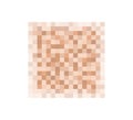Censor blur effect texture for face or nude skin. Blurry pixel color censorship square. Vector illustration isolated on