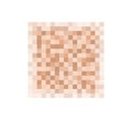 Censor blur effect texture for face or nude skin. Blurry pixel color censorship square. Vector illustration isolated on