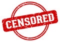 censored stamp Royalty Free Stock Photo