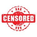 Censored stamp