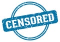 censored stamp Royalty Free Stock Photo
