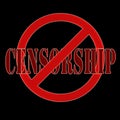 Censorship Royalty Free Stock Photo