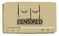 Censorship and blocking in video-sharing platforms Royalty Free Stock Photo
