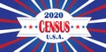 2020 Census Banner Starburst