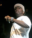 50 Cent Performs in Concert Royalty Free Stock Photo