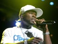 50 Cent Performs in Concert Royalty Free Stock Photo