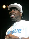 50 Cent Performs in Concert Royalty Free Stock Photo