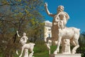 Centaur bridge in Pavlovsk, St. Petersburg, Russia