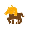 Centaur Heraldic animal. half-man half horse Fantastic Beast. Mo