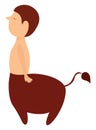 Centaur, illustration, vector Royalty Free Stock Photo