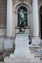 Centaur sculpture before the entrance of the Academy of Fine Arts in Vienna