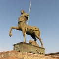 The Centaur sculpture by Igor Mitoraj in Pompeii Italy