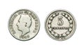 5 centavo. 1956 year. Salvador Royalty Free Stock Photo