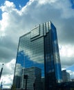 Reflections of the skyscraper building in Birmingham Royalty Free Stock Photo