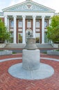 Centennial Bell and Baker Library at Harvard Business School