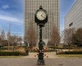 Centennial Clock in downtown Tulsa celebrating 100 years of Oklahoma statehood.