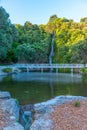 Centennial waterfall in Napier, New Zealand Royalty Free Stock Photo