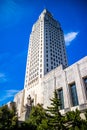 The center of administration in Baton Rouge, Louisiana Royalty Free Stock Photo