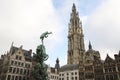 Center of Antwerp, Belgium Royalty Free Stock Photo