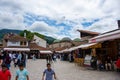 Center of Bascarsija full of tourists during summer in Sarajevo capital city of Bosnia 2019.06.24 Royalty Free Stock Photo