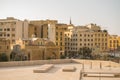 Center of Beirut, capital of Lebanon, tree and classical architecture and characteristic of the country, Lebanese arches