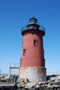 Center Breakwaters Lighthouse, Lewes, Delaware Royalty Free Stock Photo