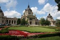 Park and palace in the center of Budapest Royalty Free Stock Photo