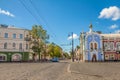 Center of the city Rybinsk, Russia