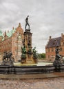 Copenhagen, Denmark, Frederiksborg Castle. The Fountain Of Neptune.