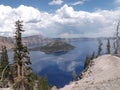 Center of crater lake
