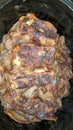 Center cut umami pork chops AFTER crock pot slow cooking for 8 hours.