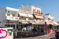 The center of Fira , the beautiful capital of Santorini. Cyclades Islands, Greece Royalty Free Stock Photo