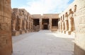 The Impressive Great Court of Karnak Temple Royalty Free Stock Photo