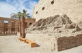 The Impressive Great Court of Karnak Temple Royalty Free Stock Photo