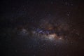 The center of the milky way galaxy, Long exposure photograph Royalty Free Stock Photo