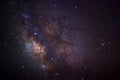 The center of the milky way galaxy, Long exposure photograph,wit Royalty Free Stock Photo