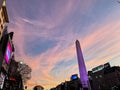 El Obelisco, Buenos Aires Argentina Royalty Free Stock Photo