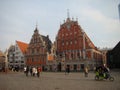 The center of old Riga. house of blackheads.