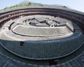 The center part of Hakka earth building Royalty Free Stock Photo