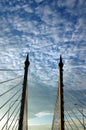 Center of Penang Bridge Royalty Free Stock Photo