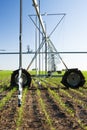 Center pivot irrigation system Royalty Free Stock Photo