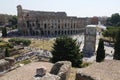 Center of Rome, Ancient, Colosseum, Coliseum, ruins, old building, queue, Lazio, Italy.